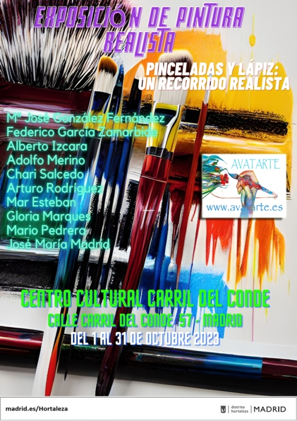 EXPOSICION PINTURA REALISTA / 1 a 31 de Octubre / Centro Cultural Carril del Conde